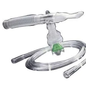 Nebulizer, Anti-Drool "T" Mouthpiece w/7' Tubing