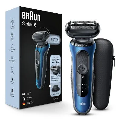 New - Braun Series 6-6020s Men's Rechargeable Wet & Dry Electric Foil Shaver