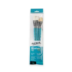 Oil Brushes Signature 4pc