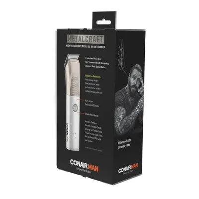 Open Box - Conair High Performance Metal Series All-in-One Hair Trimmer GMTL30