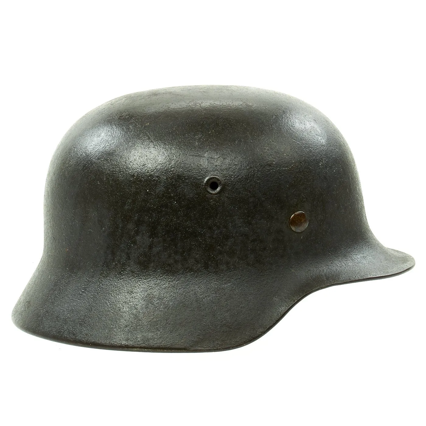 Original German WWII M40 Single Decal Luftwaffe Steel Helmet - EF64