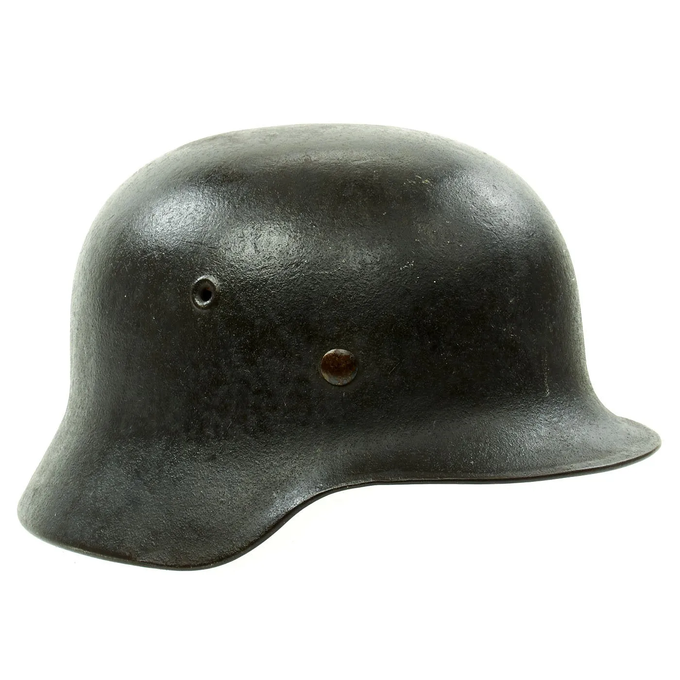 Original German WWII M40 Single Decal Luftwaffe Steel Helmet - EF64