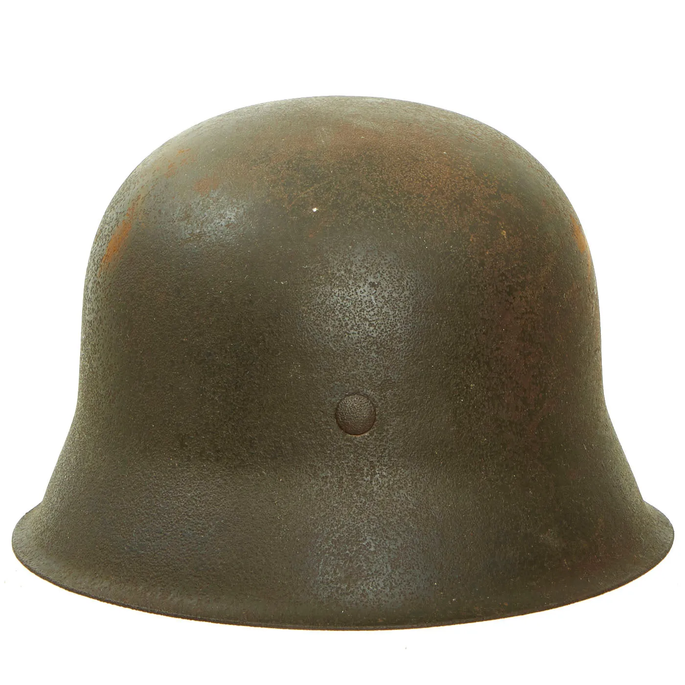 Original German WWII M42 Army Heer No Decal "Battlefield Pickup" Helmet - size 64 Shell