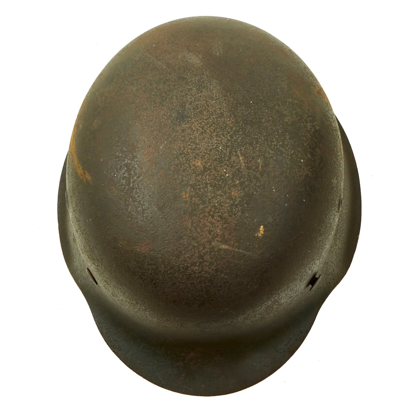 Original German WWII M42 Army Heer No Decal "Battlefield Pickup" Helmet - size 64 Shell