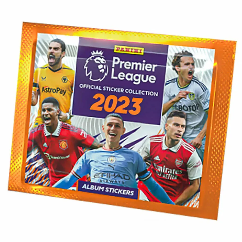 Panini 2023-24 Premier League Official Sticker Collection Pack (5 Stickers Each)