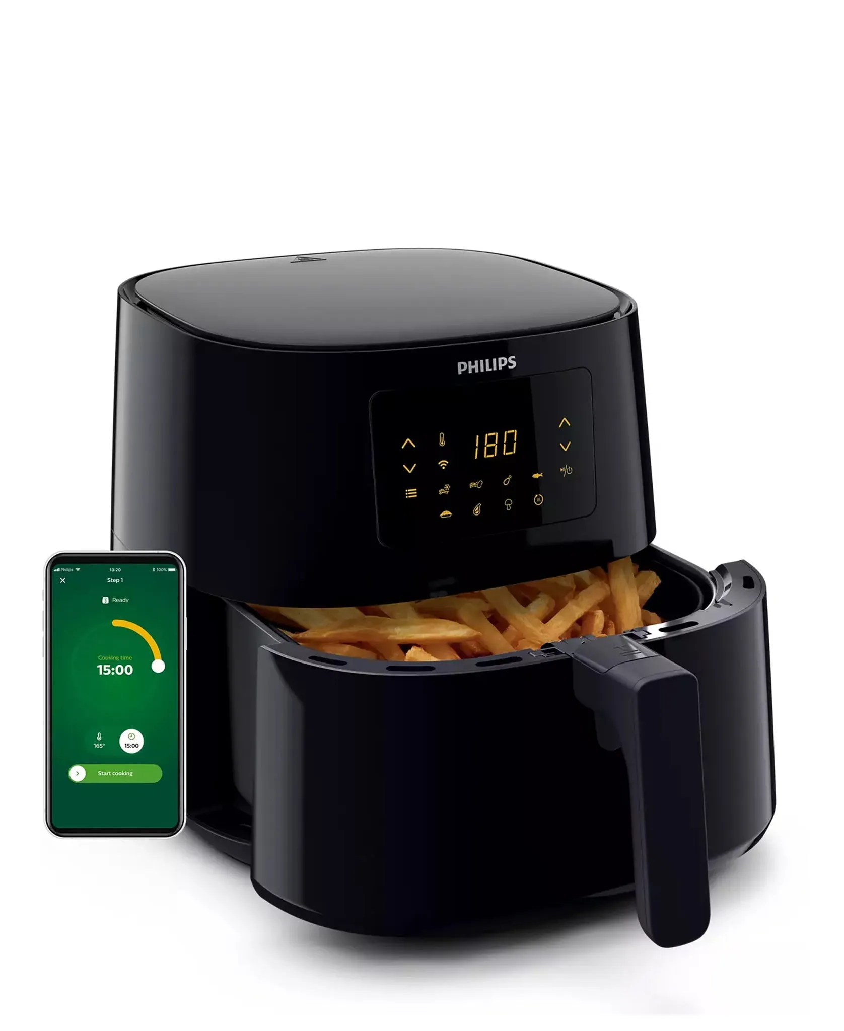 Philips Essential Touch Screen XL Air Fryer 6.2L - Black