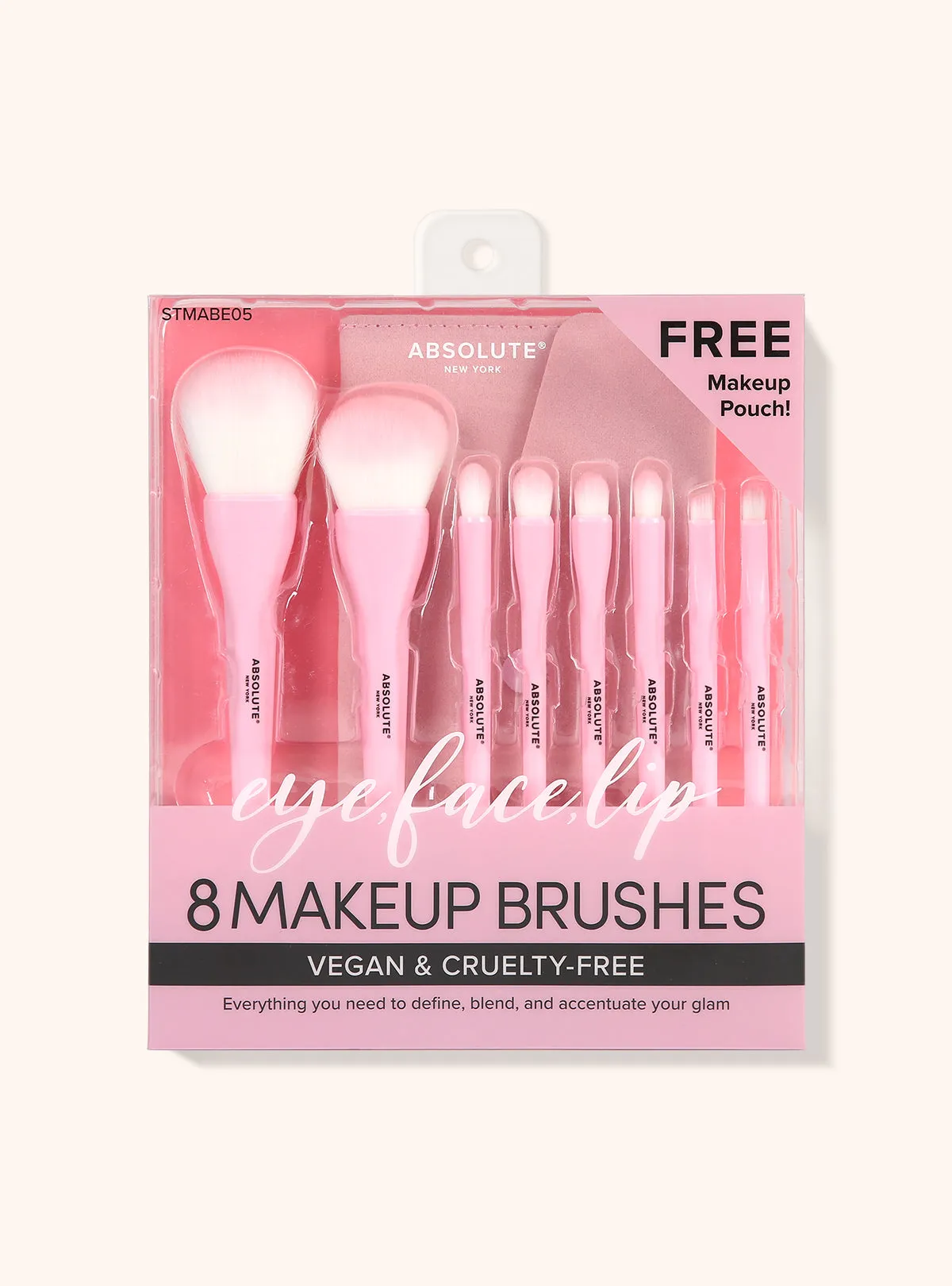 Pink Essentials Makeup Brush Set