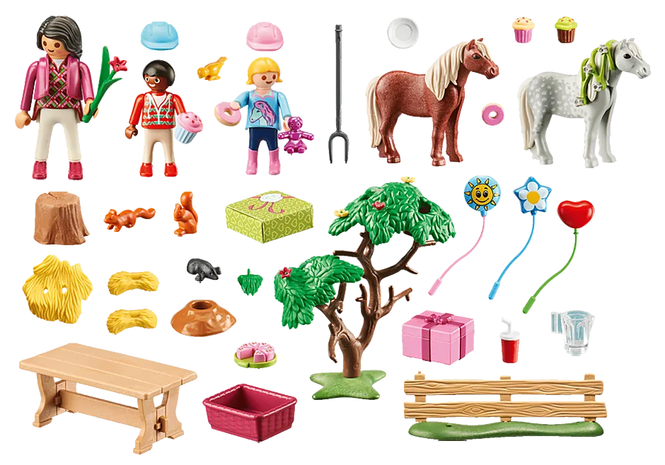 Playmobil Country Pony Farm Birthday Party 70997