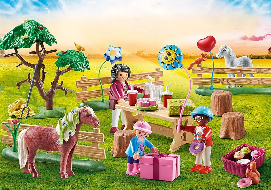 Playmobil Country Pony Farm Birthday Party 70997