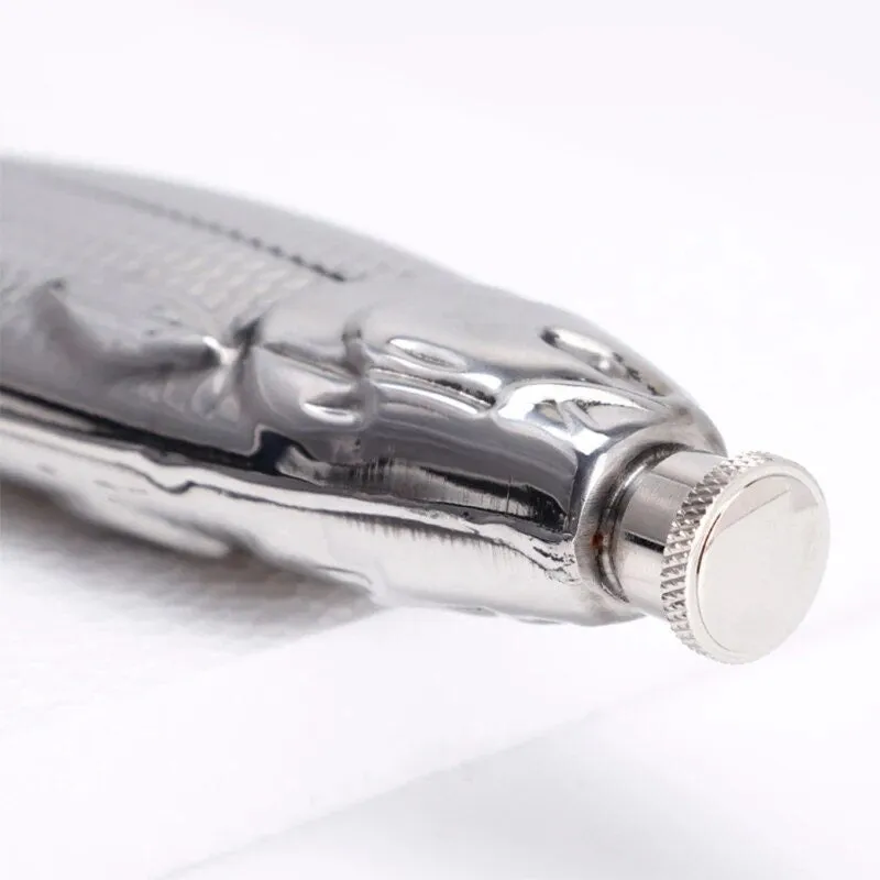 Pocket Bottle Flask: Fish-Shape