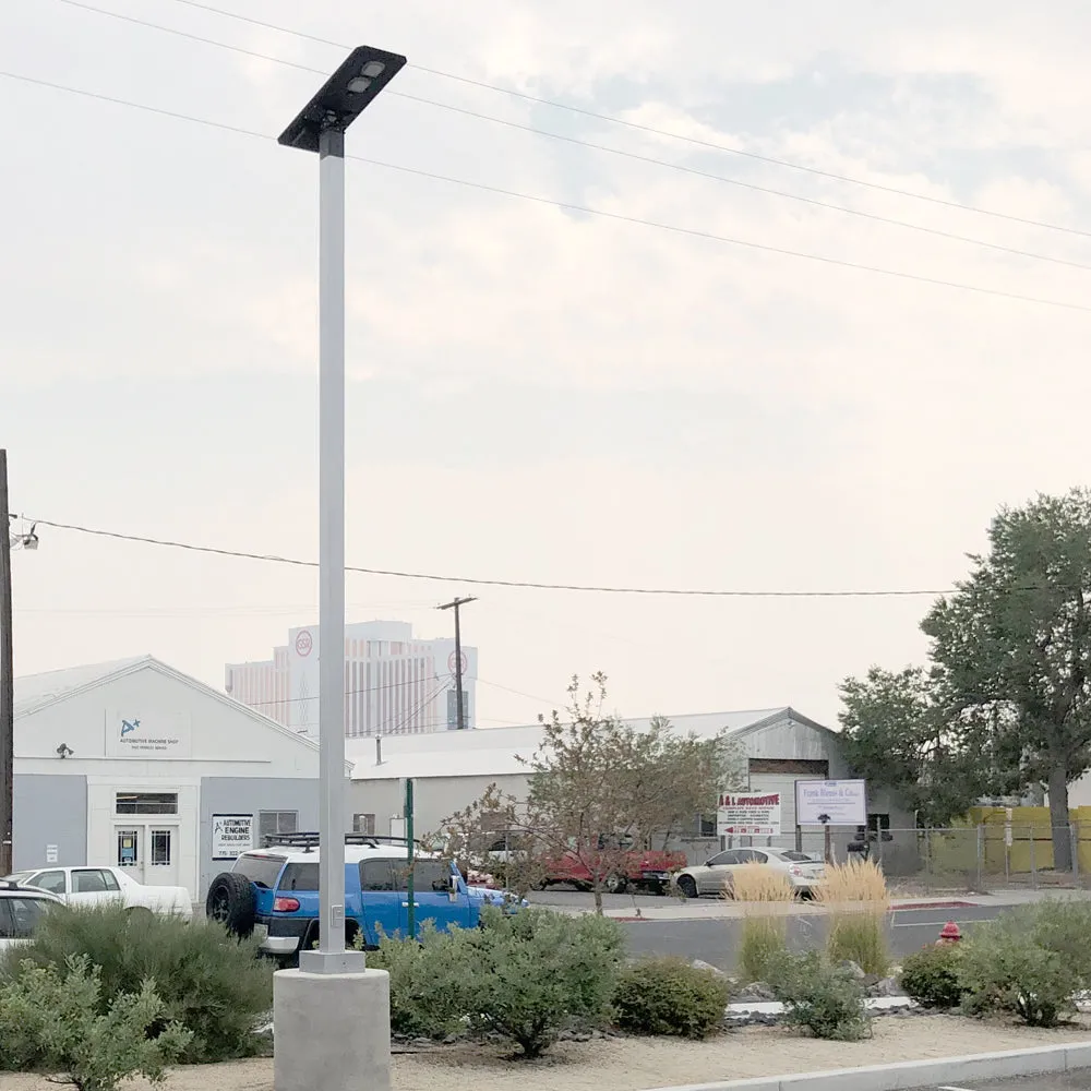 POLLUX | Solar LED Street Light | 20 Watt | 3920 Lumens | 5000K | Parking Lot Light | Solar All in One Pro Street Light | 5 Years Warranty