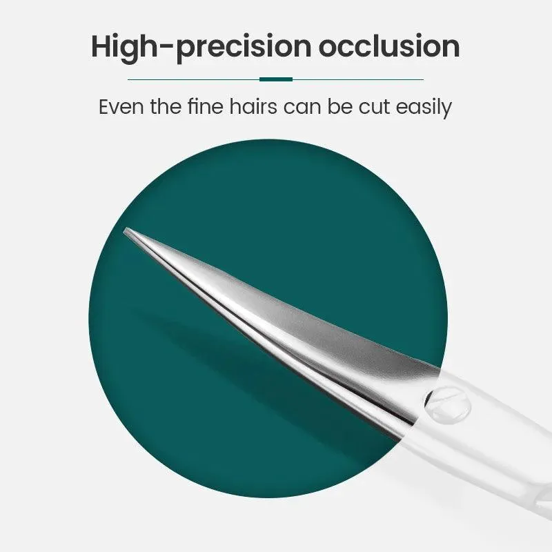 Precision Eyebrow Scissors: Professional Manicure & Hair Trimmer