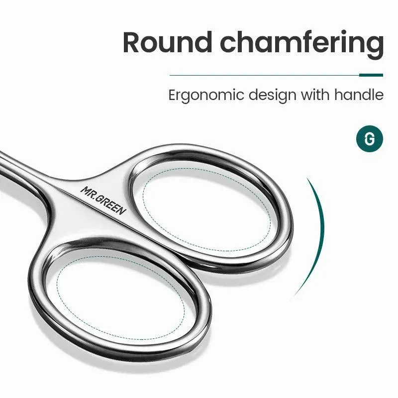 Precision Eyebrow Scissors: Professional Manicure & Hair Trimmer