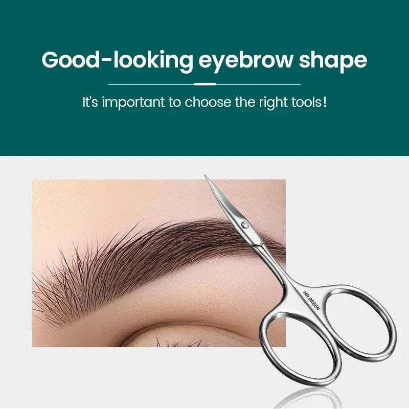 Precision Eyebrow Scissors: Professional Manicure & Hair Trimmer