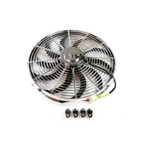 Racing Power 16" Electric Fan Curved Blades