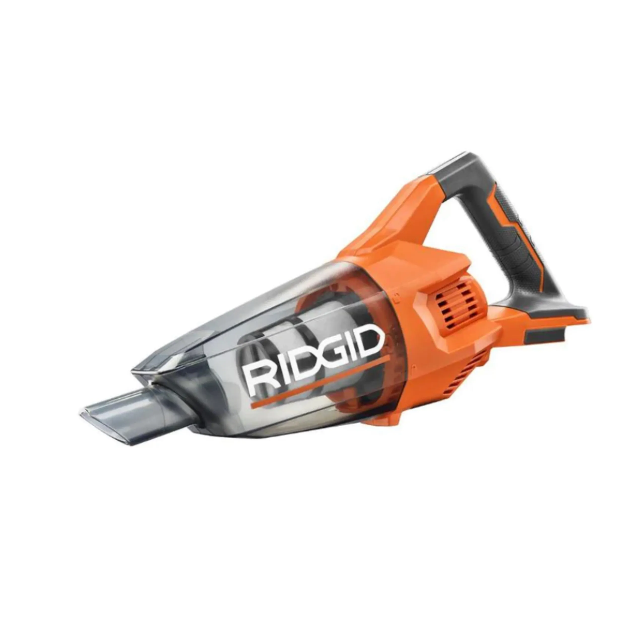 RIDGID 18-Volt Cordless Hand Vacuum with Crevice Nozzle, Utility Nozzle and Extension Tube