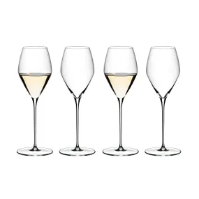 Riedel Veloce 4-Piece Crystal Sauvignon Blanc Glass Set, 11.7 Oz