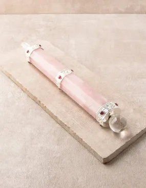 Rose Quartz Gemstone Wand