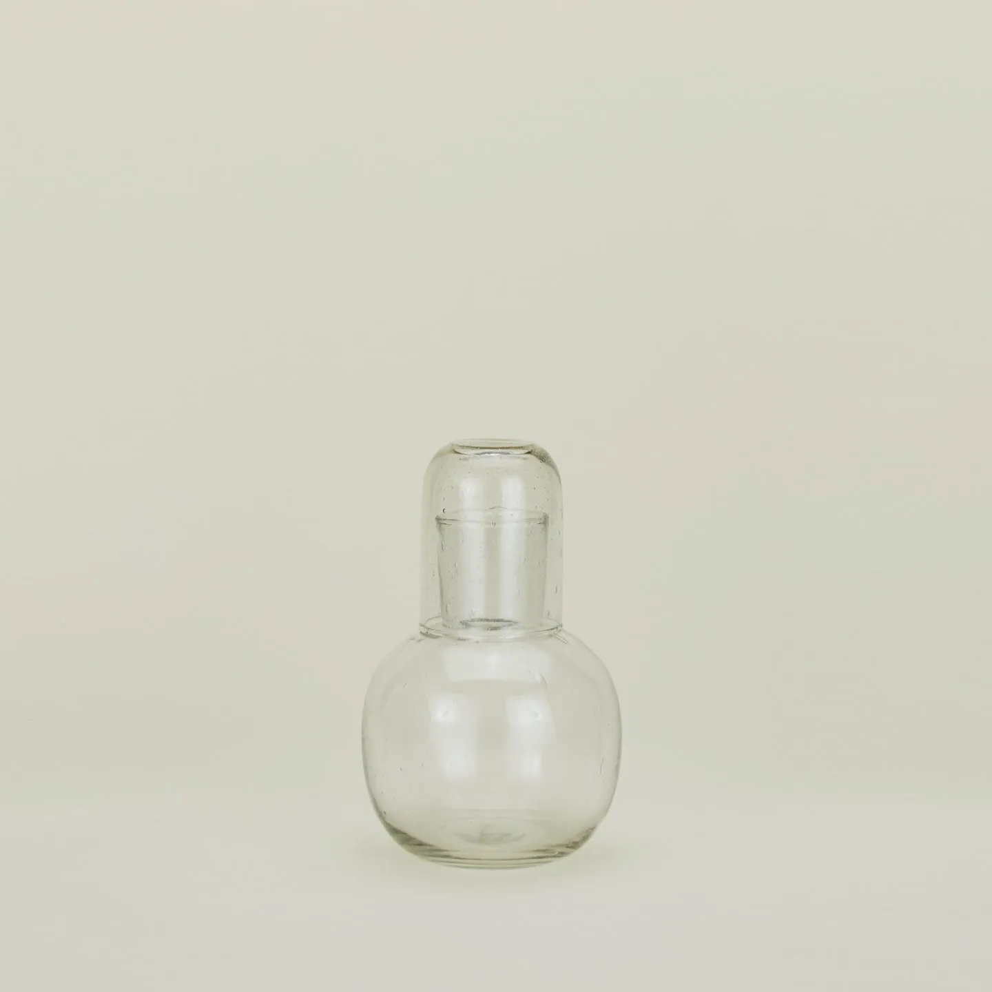 Seeded Glass Carafe - Clear