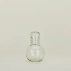 Seeded Glass Carafe - Clear