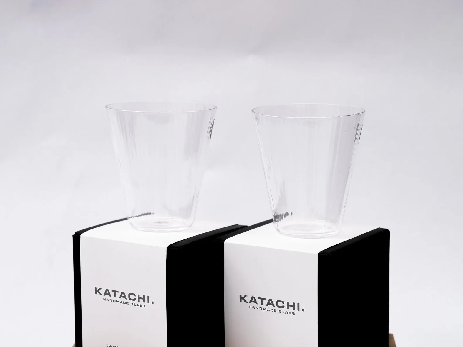 Set of 2 Shotoku Glass Katachi: V Glass