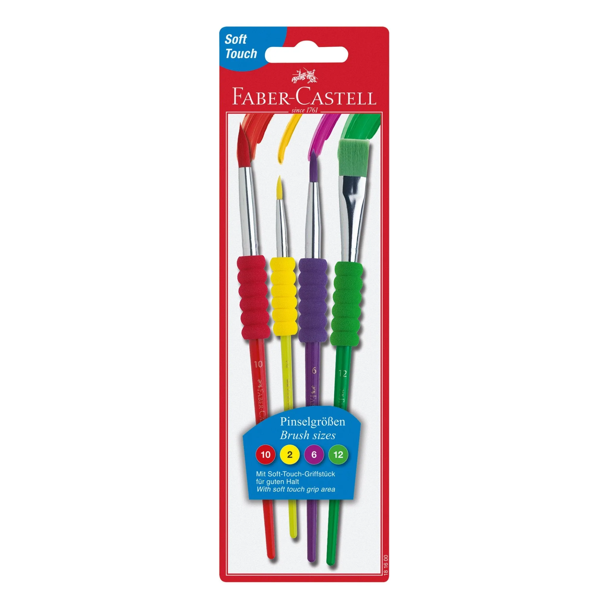 Soft Grip Paintbrushes