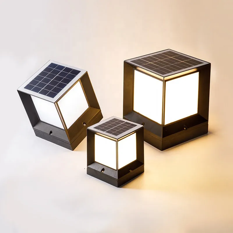 Solar pillar light