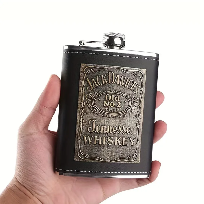 Square Stainless Steel Hip Flask  Perfect Gift for Loved Ones