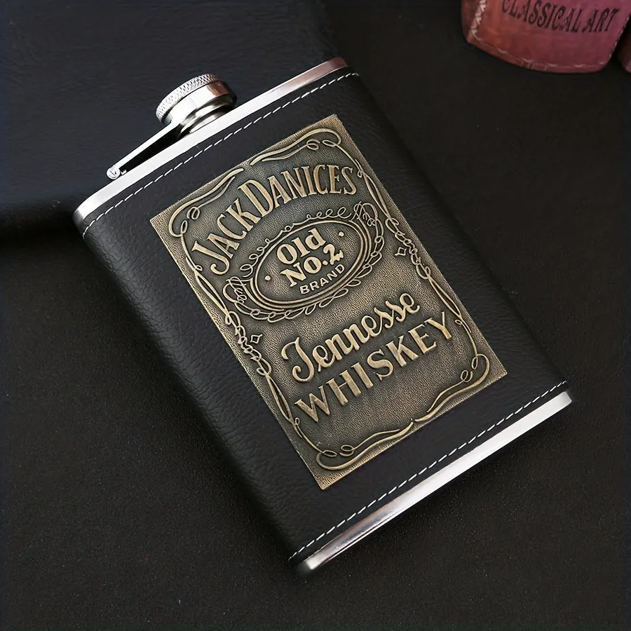 Square Stainless Steel Hip Flask  Perfect Gift for Loved Ones