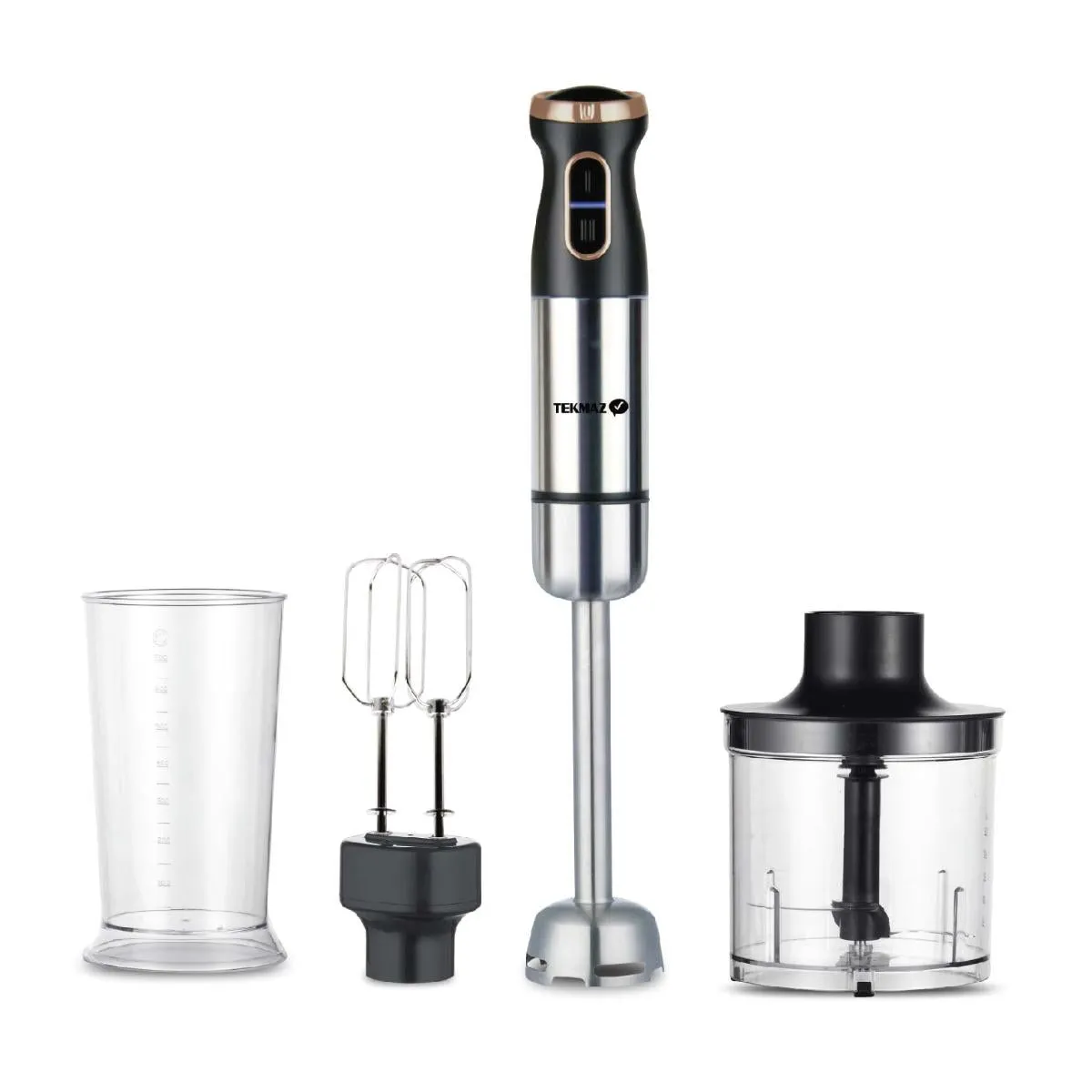 Tekmaz Set Hand Blender 4*1 Steel 1000W