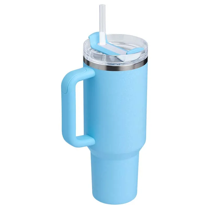 The 40oz Quencher H2.0 Flowstate™ Tumbler in Powder Blue