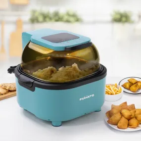 The Better Home Fumato Peek Through Digital Electric Grill Air Fryer, 6.8L, 1100W, 5-in-1 Roast, Bake, Grill, Fry, Defrost |90% Less Oil, Rapid Air Technology, 1 Year Warranty (Misty Blue)