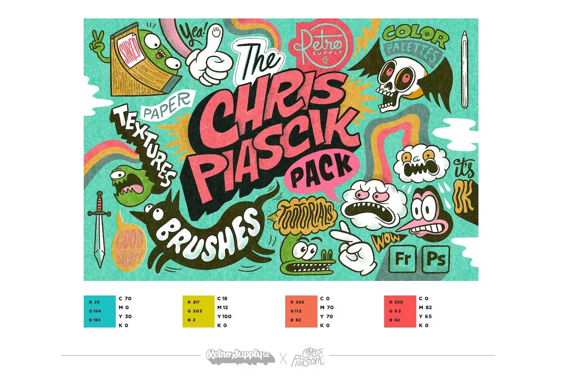 The Chris Piascik Pack for Procreate