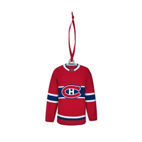 The Sports Vault NHL Montreal Canadiens Jersey Ornament