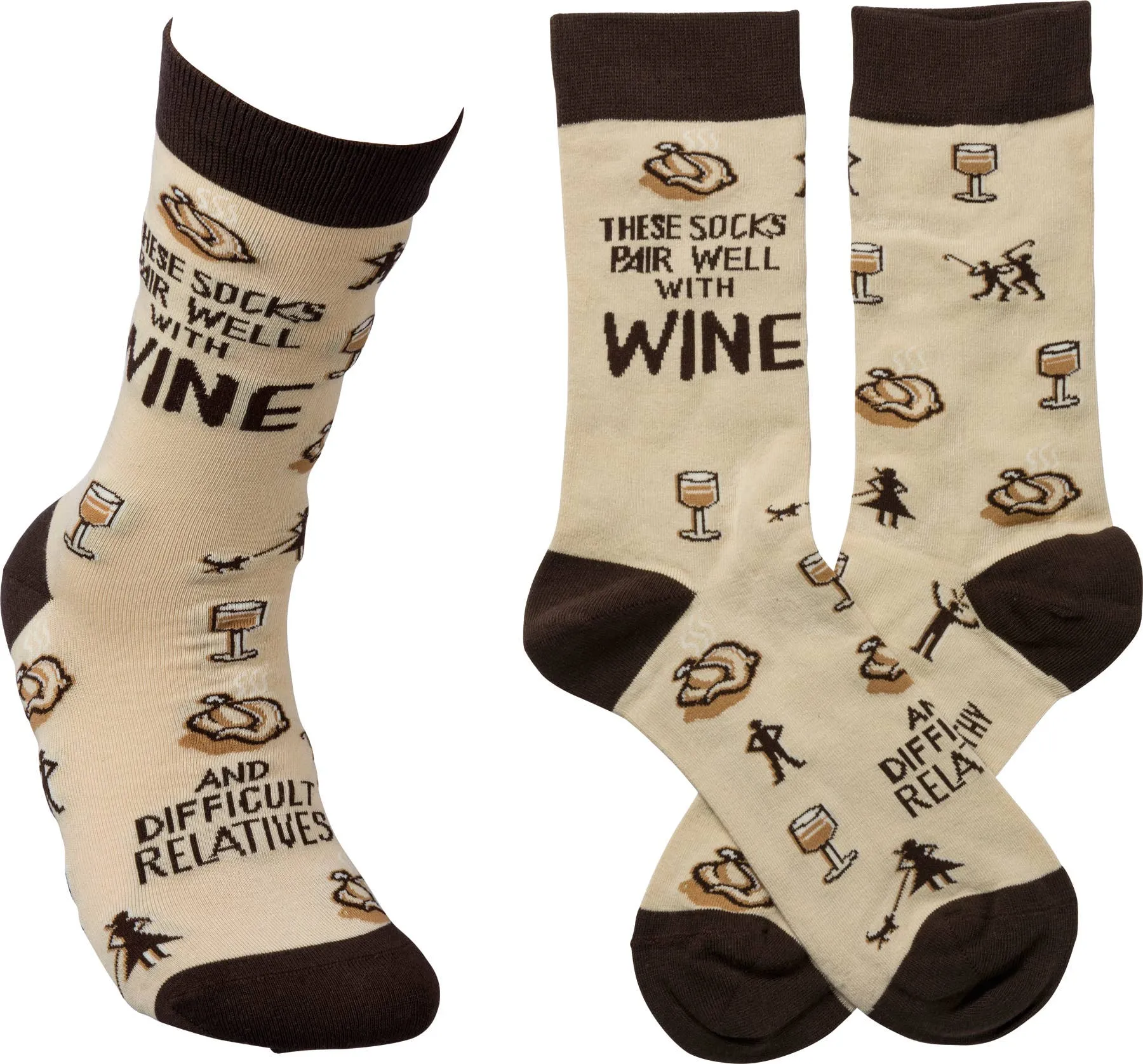 These Socks Pair Well With Wine Socks