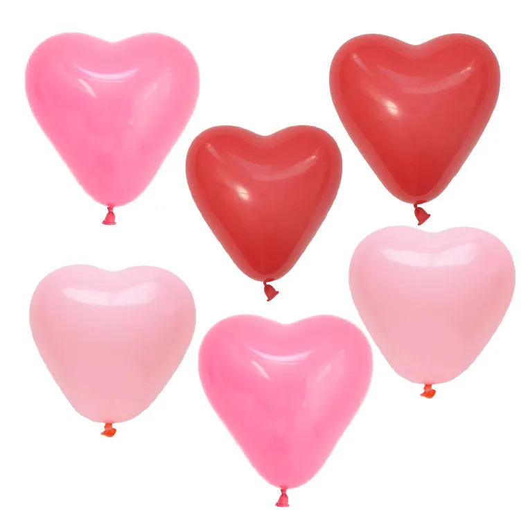 Tiny Heart Balloons - Mixed Pack (5 Pack)