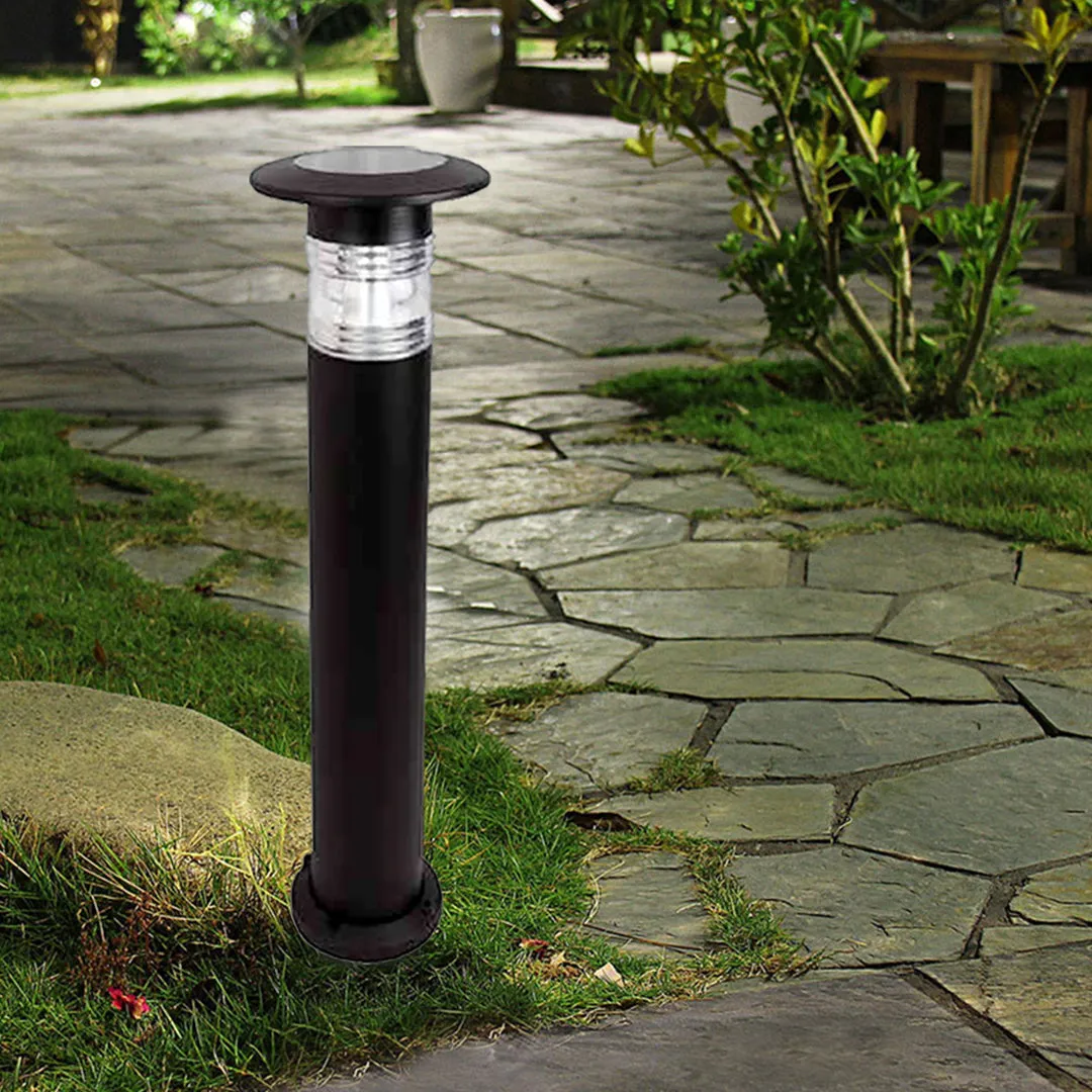 TITAN | AVS-BL005 | Solar Bollard Light | 1.8 Watt | 250 Lumens | 3000K-5000K CCT | Solar Panel 4.5Wc | Lithium Battery 4.5AH/6.4V | Installation Height 43.3 Inch | IP65 | Aluminum | 5 Years Warranty