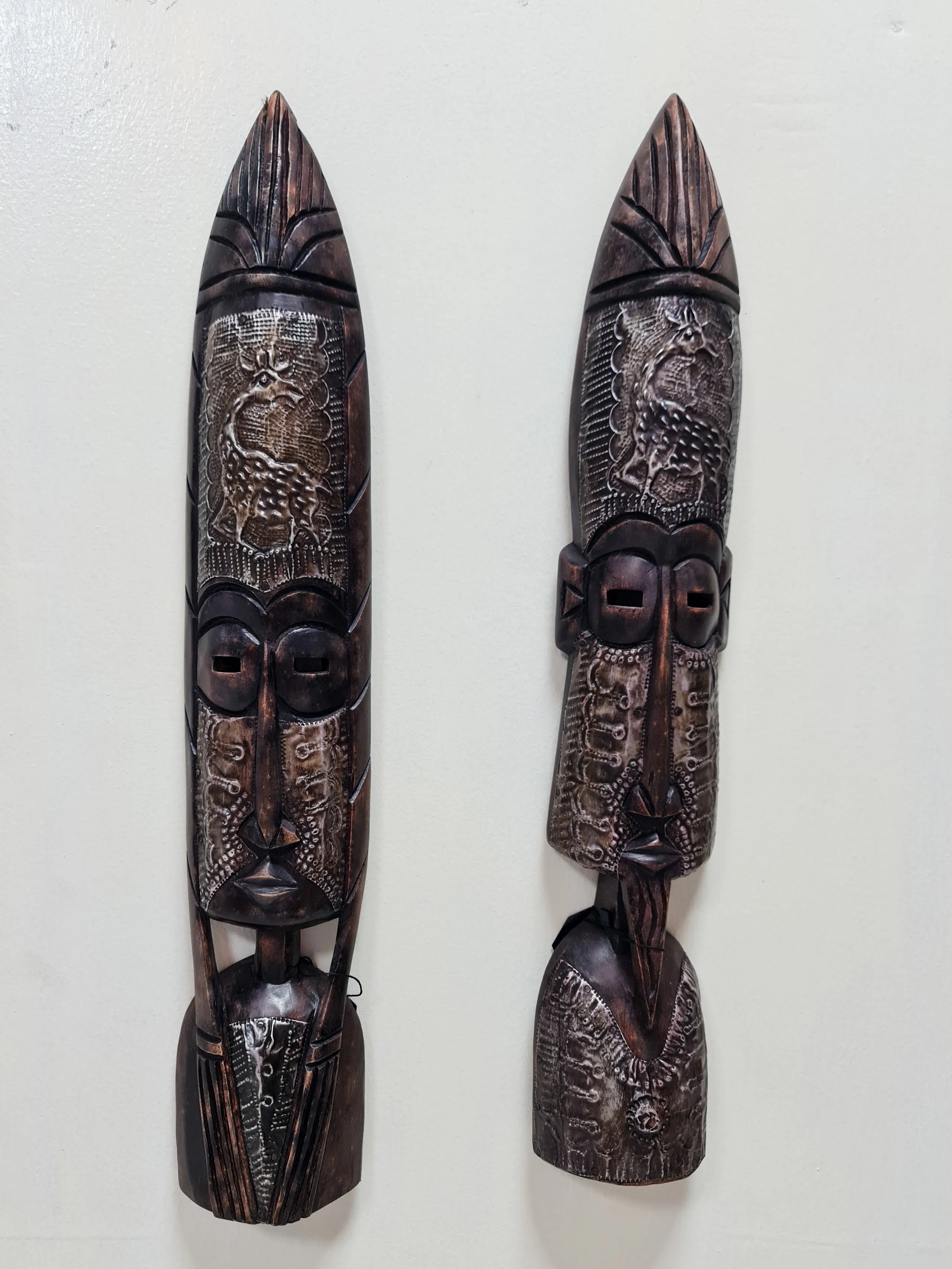 Tribal Mask Pair