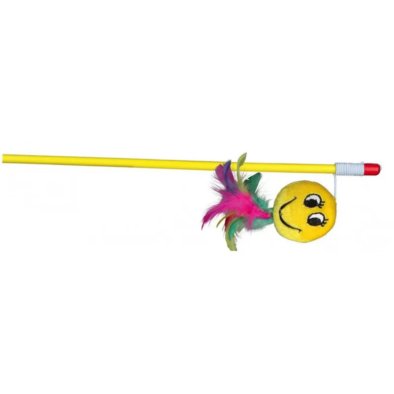 Trixie Playing Rod with Smiley, 50 cm