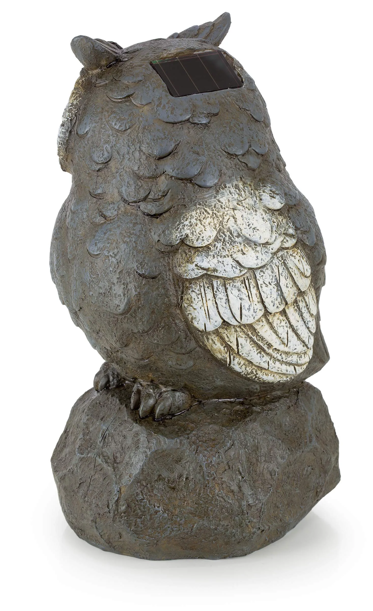 Welcome Owl Solar Powered Outdoor Decor LED Garden