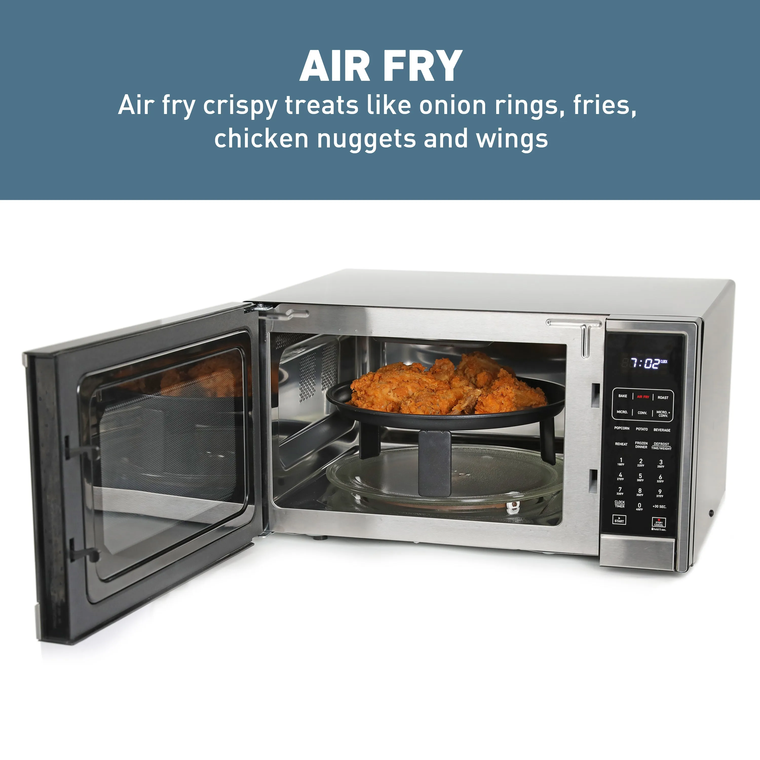 West Bend Microwave Air Fry, Convection Oven 3-in-1, 1.3 cu. ft. Capacity